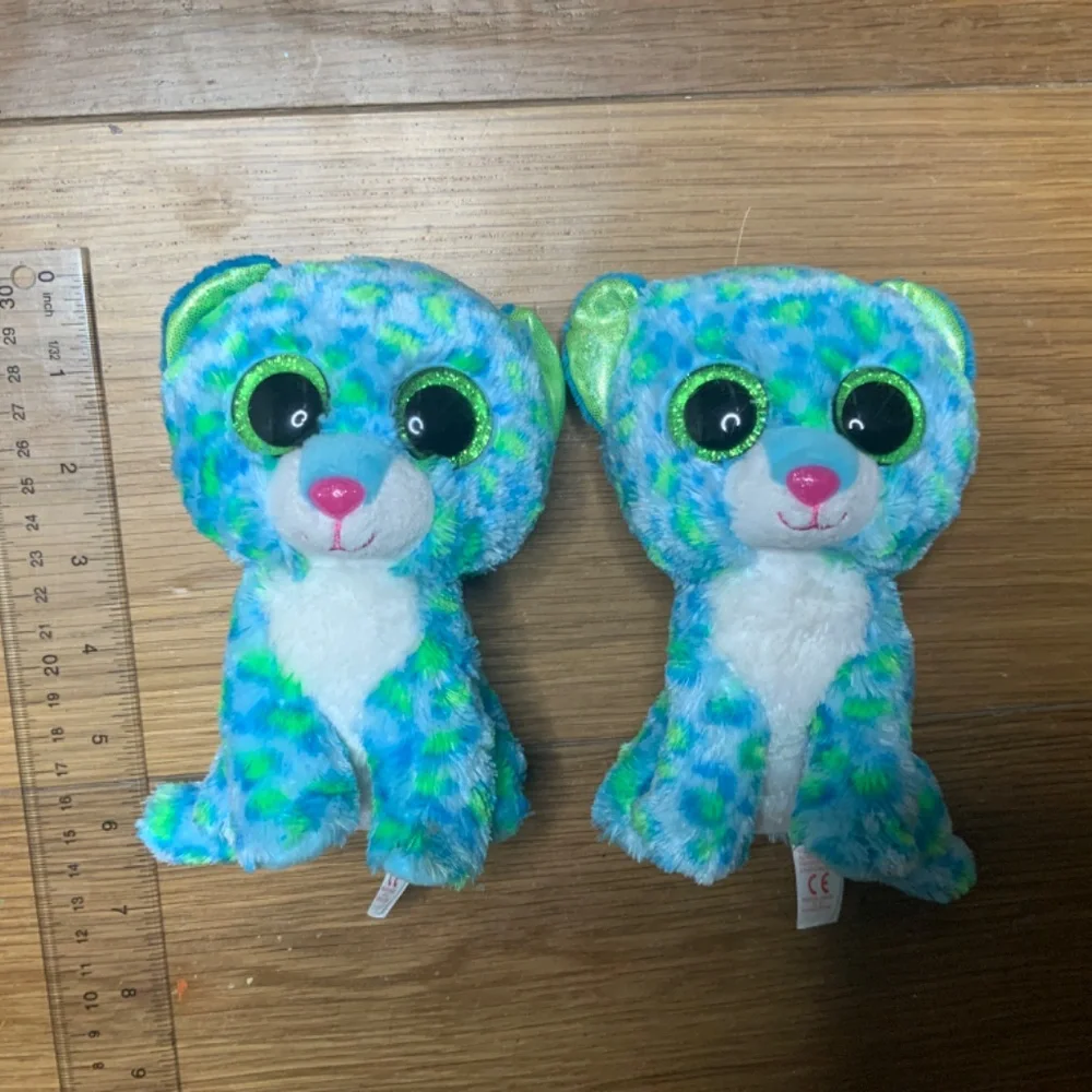 Set of Two Ty Leona Leopards